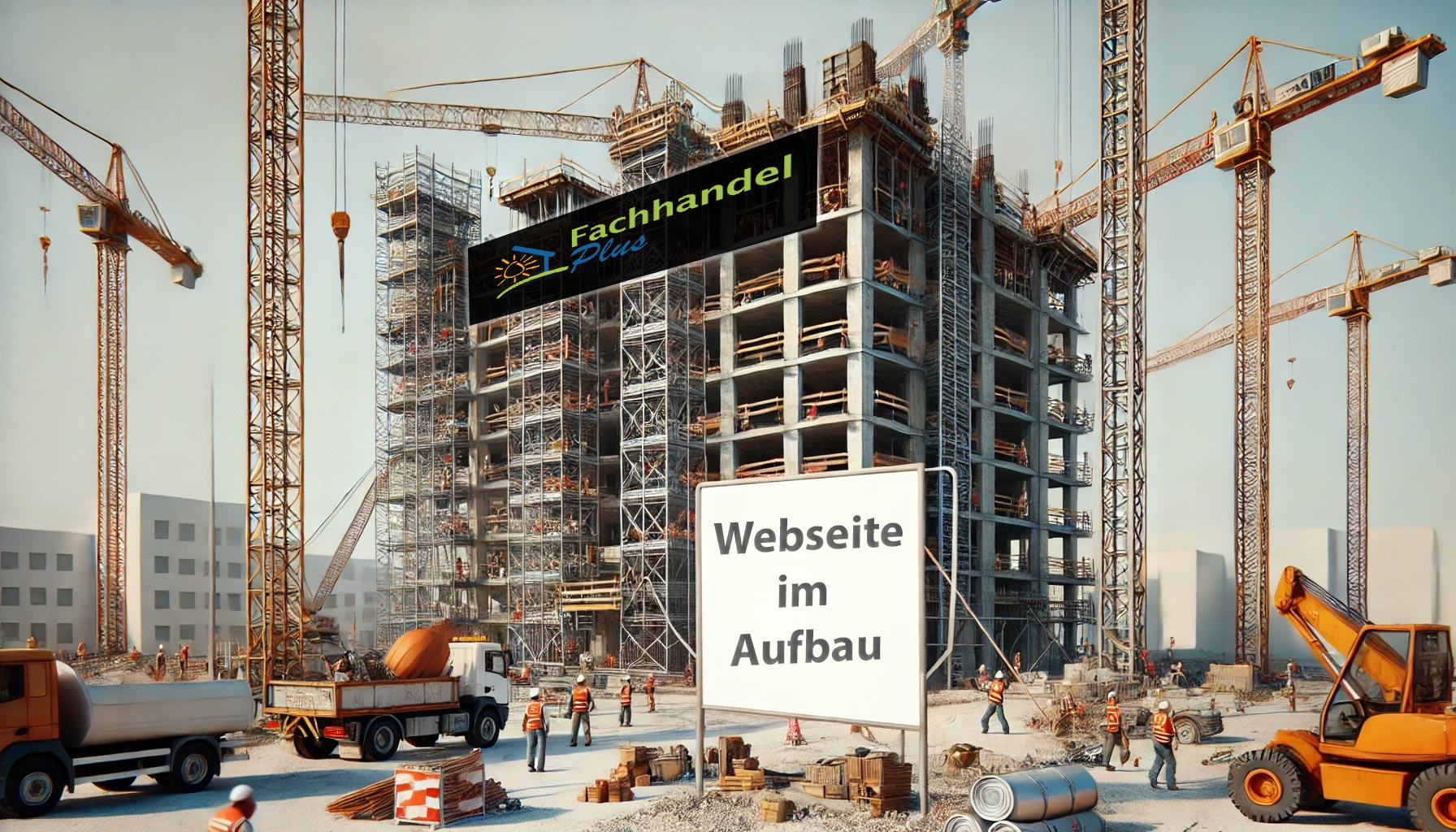 Fachhandel-Plus Website under construction